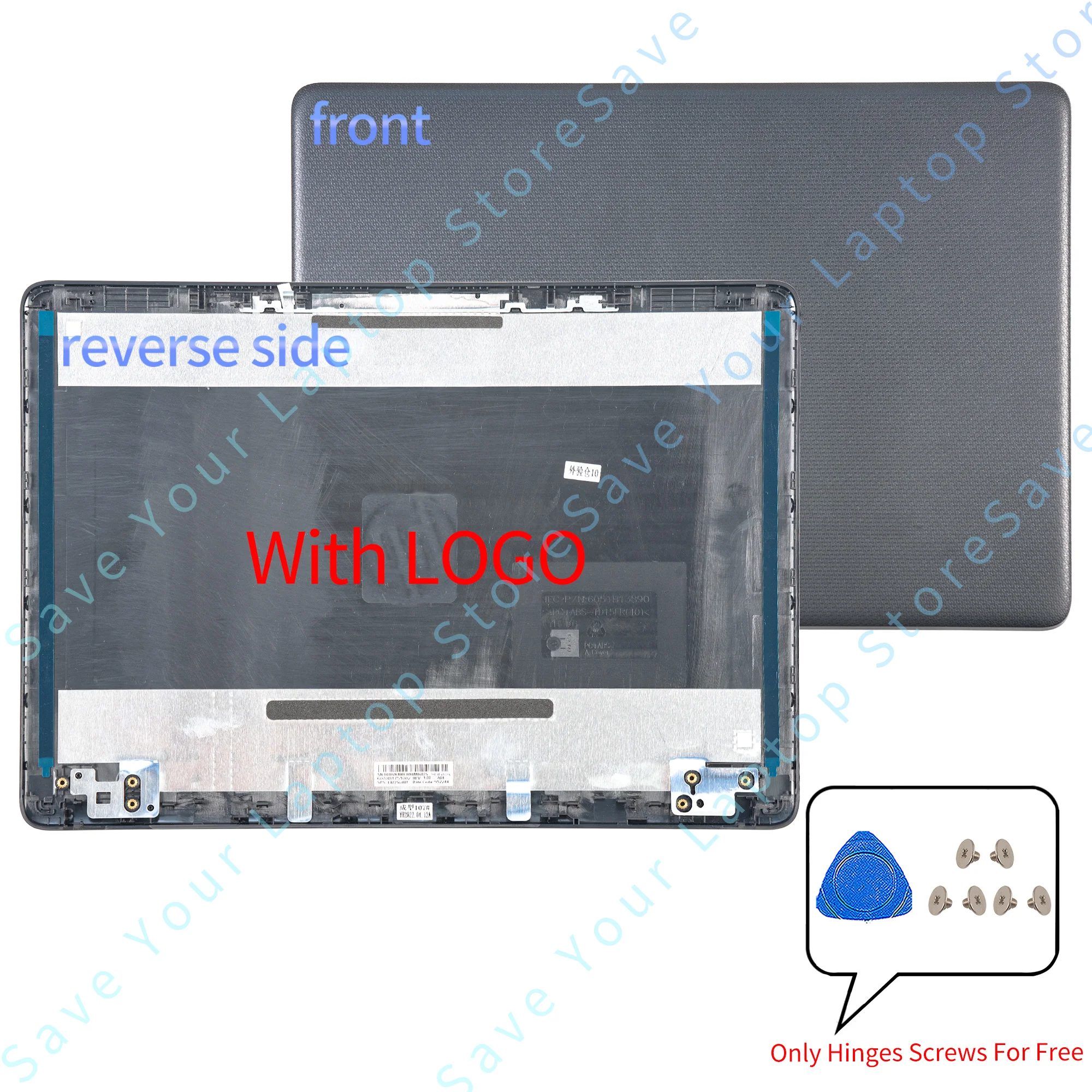 New For 14-CF 14-DF 14-DK 14-DP 14S-CR 14S-CF 240 245 G8 LCD Back Cover Front Bezel Case Hinges Cover Gray