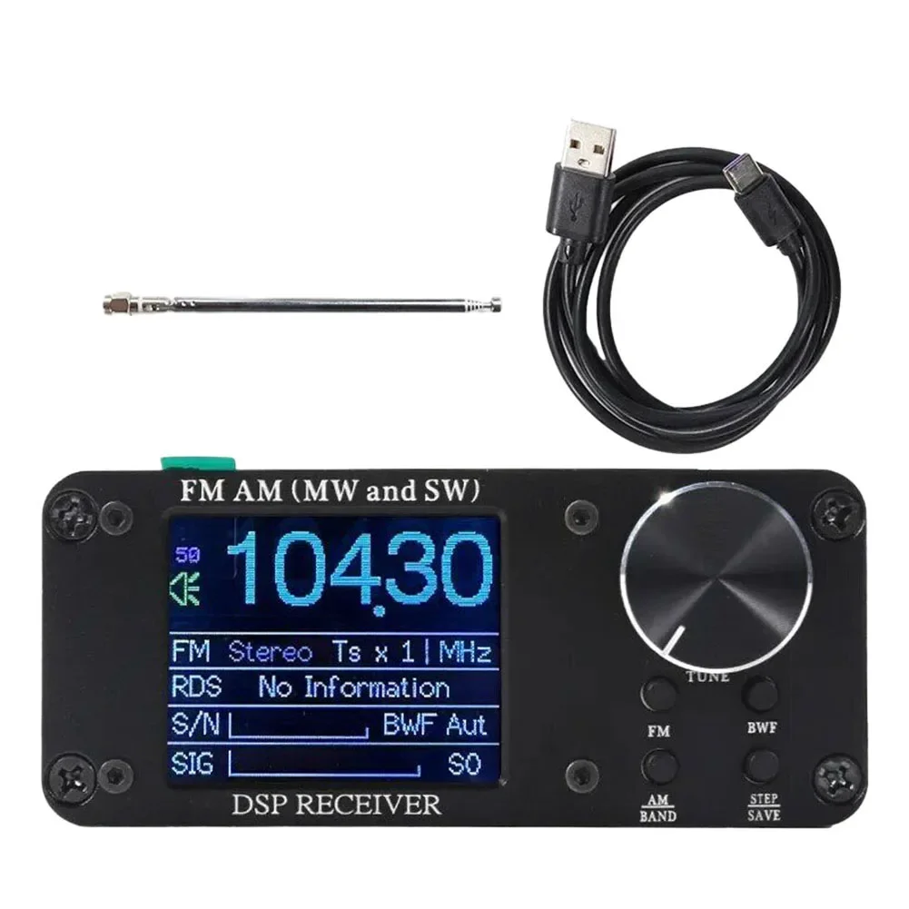 Si4732 ATS-80 Portable Shortwave FM/AM (SW) For DSP Radio + Battery Portable Shortwave Radio Signal Receiver accessories