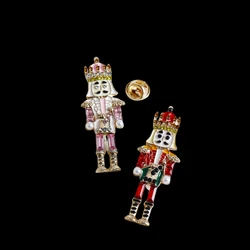 Christmas The Nutcracker brooch- Cartoon Character Pin Jewelry With Unique Design For Christmas Gifts Cosplay Brooch