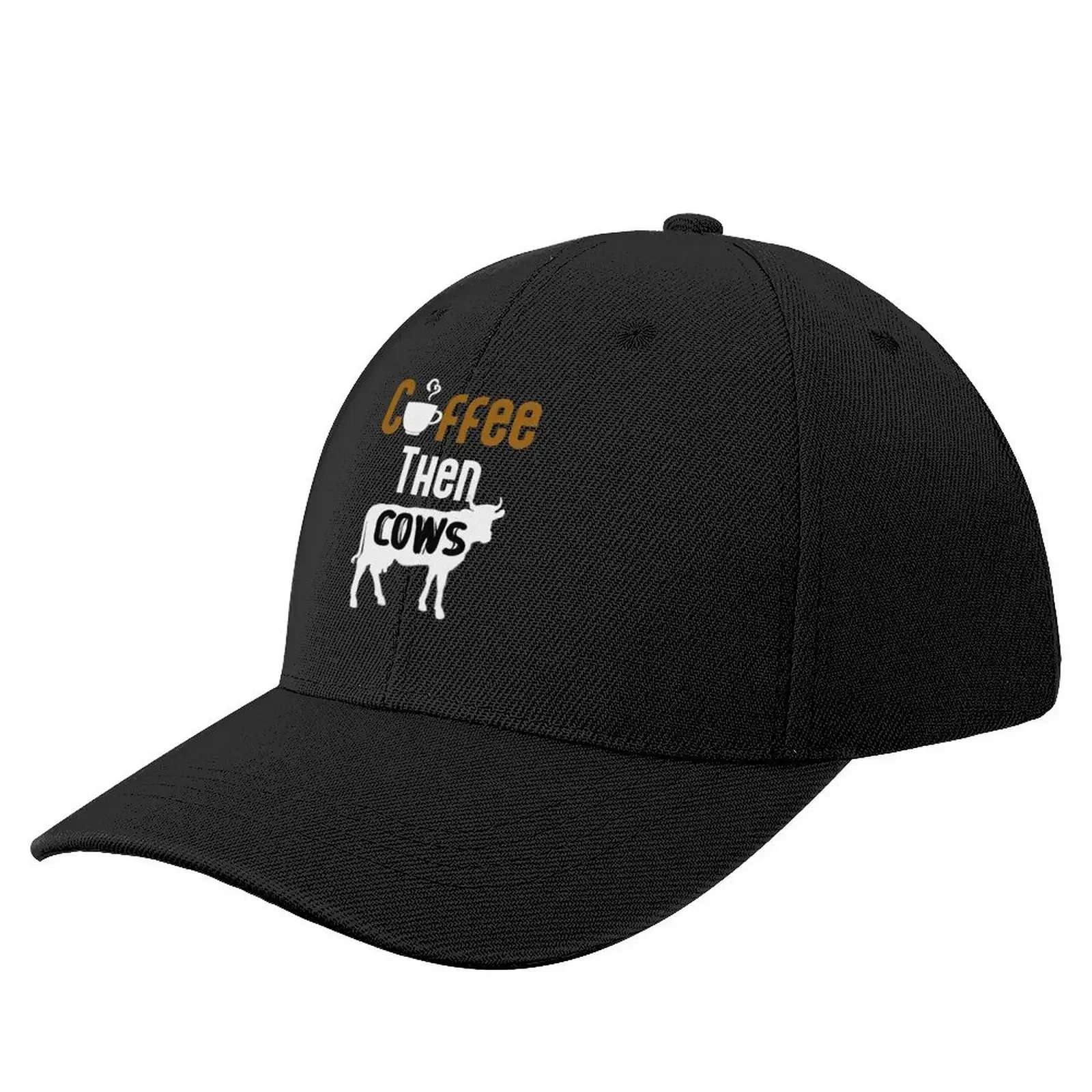 Coffee then cows Baseball Cap summer hat Beach Baseball For Men Women's