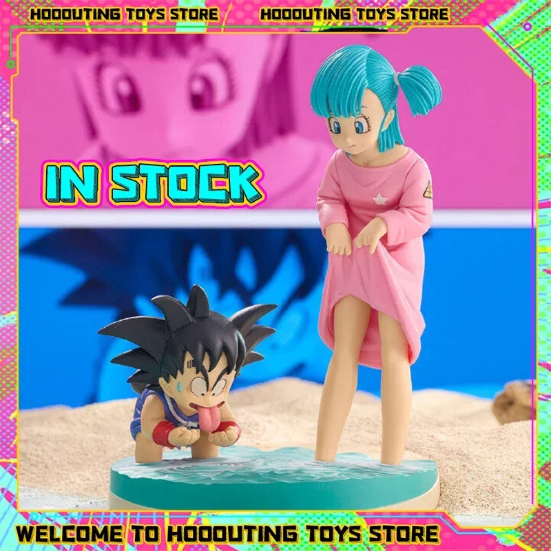 Dragon Ball Son Goku Bulma Anime Figure Action Figures Figurine Gk Statue Model Collection Desk Decoration Toy Kids Christmas