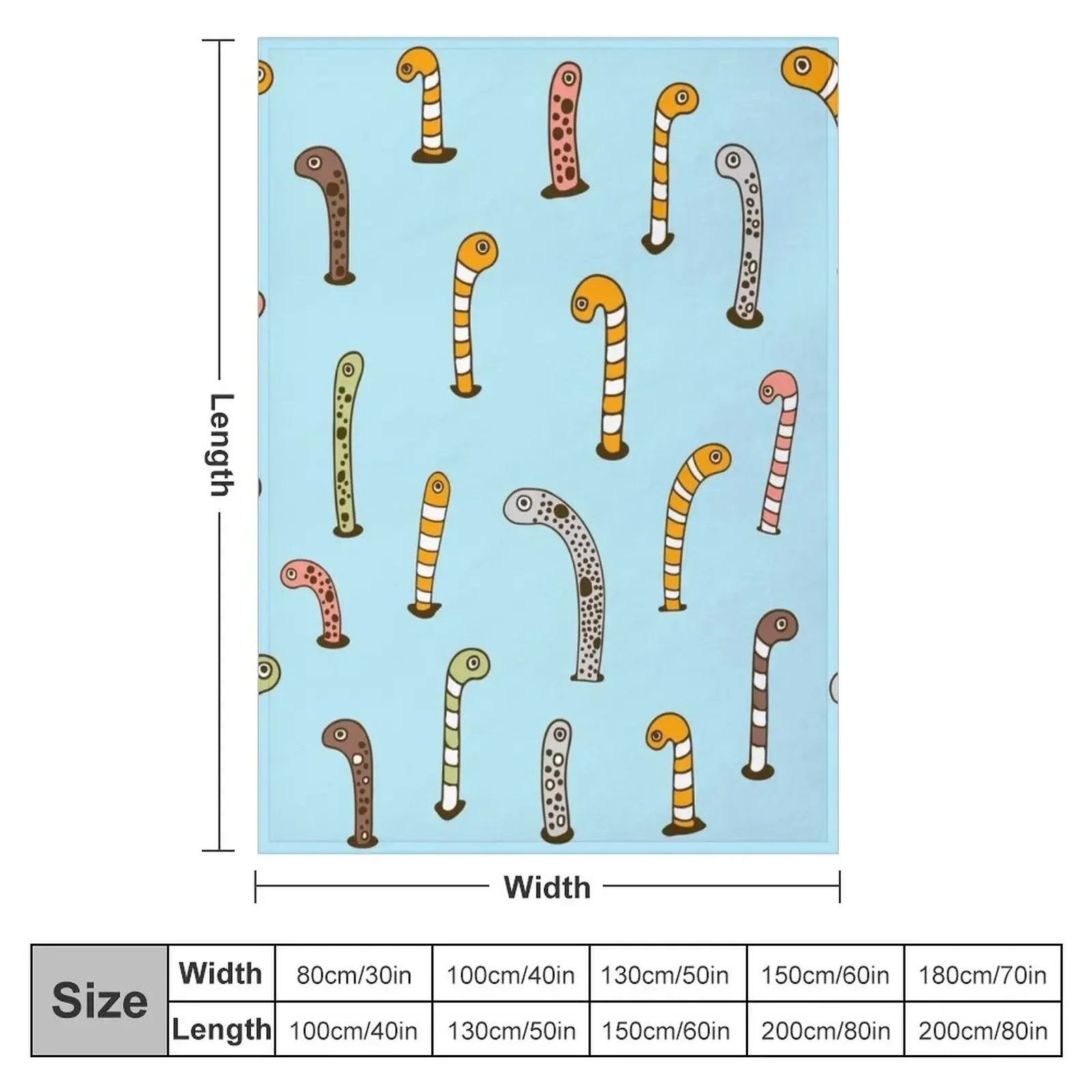 Garden eels Throw Blanket Blankets For Bed Furry Blankets