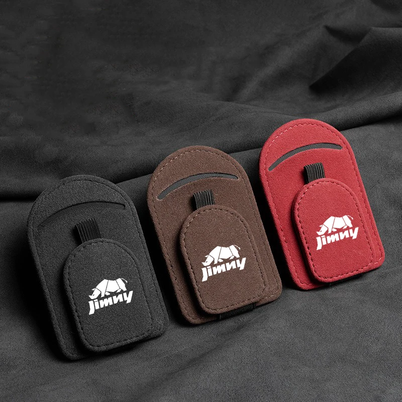 Car Auto Sun Visor Magnetic Sunglasses Clip Card Ticket Holder For Suzuki JIMNY JA11 JB33 JB43 JB23 JB64 JB74 Rhino Accessories