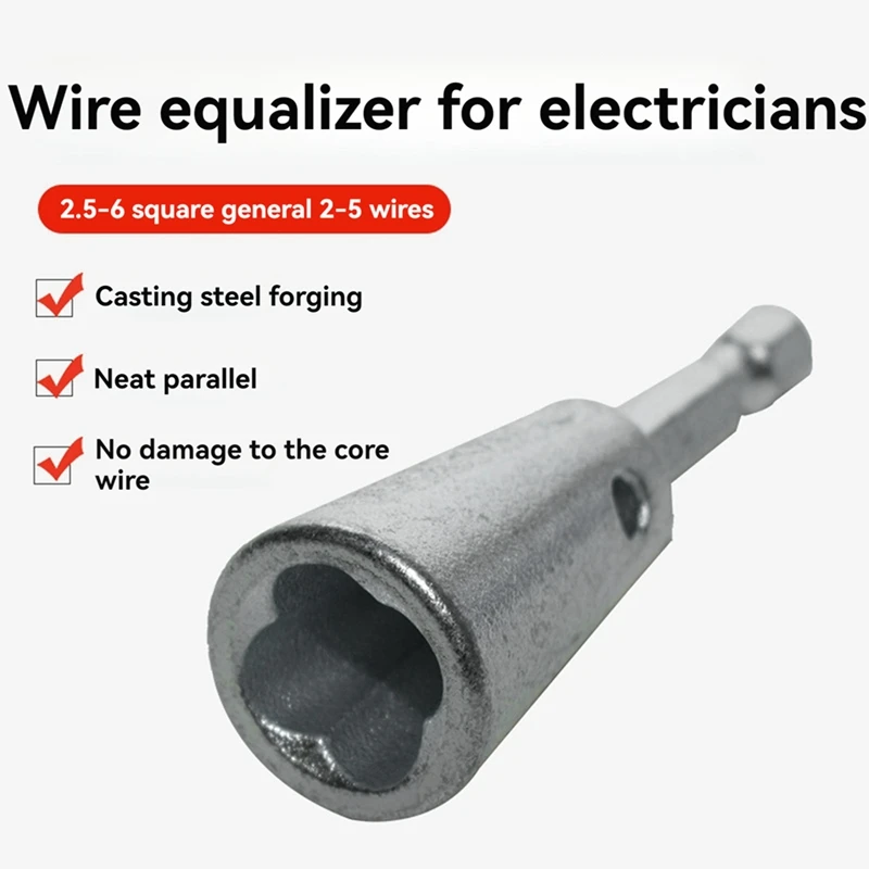 Hexagonal Handle Wire Stripper Electrician Special Fast Wire Stripper Wire Twisting Universal Tool Wiring Connector
