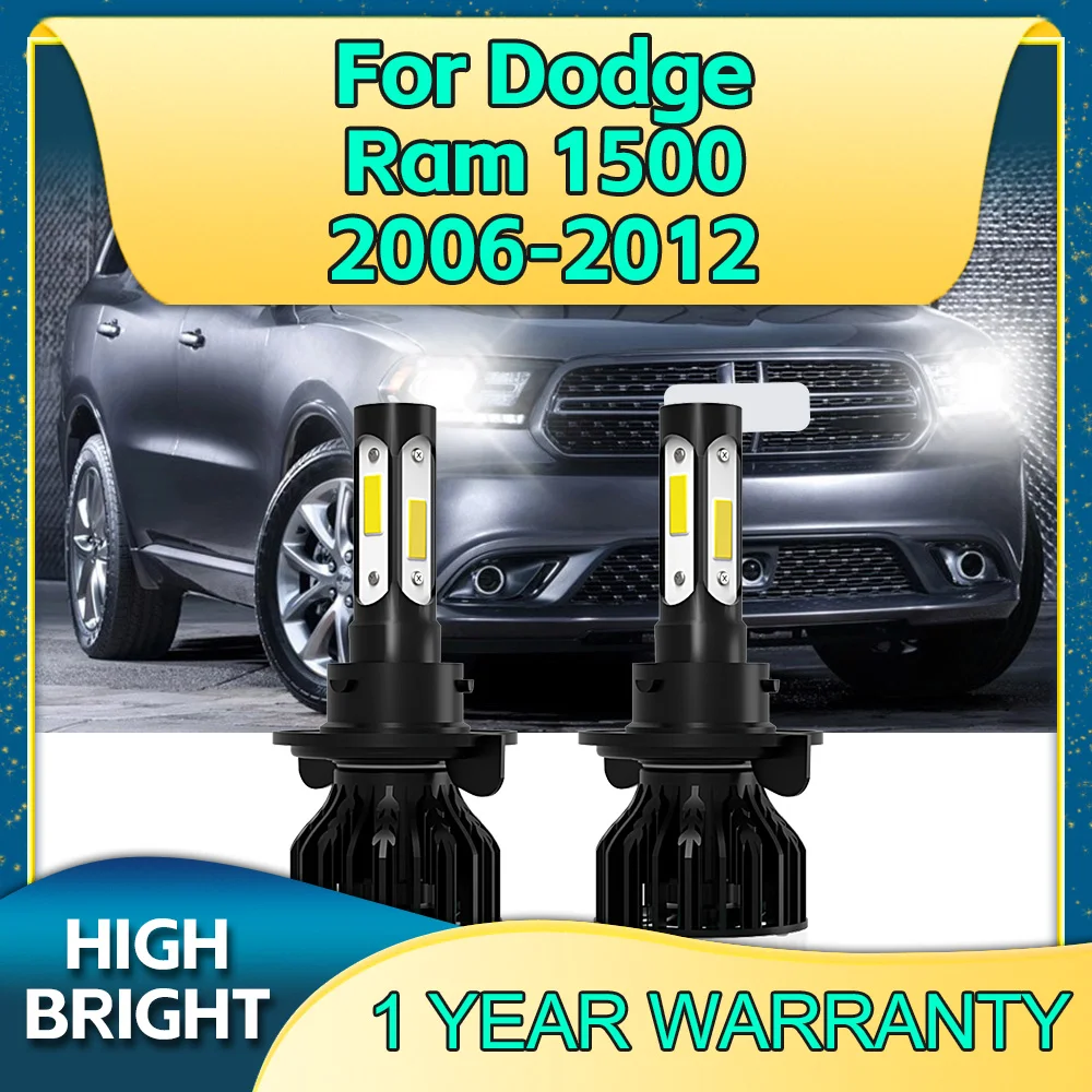 

6000K Canbus Led Lamp 4Side Chip Car Headligh 30000LM H13 HiLo Bulbs For Dodge Ram 1500 2006 2007 2008 2009 2010 2011 2012