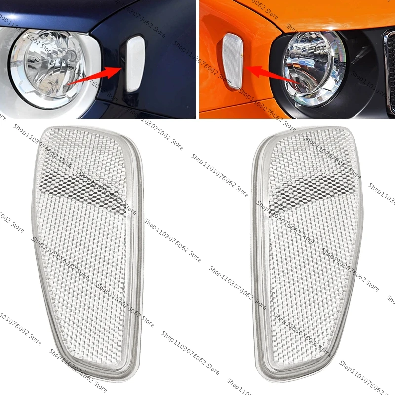 For Jeep Renegade 2016 2017 2018 2019 2021 Front corner lamp Front Fender Side Light Reflectors Side light 53390025 53390026