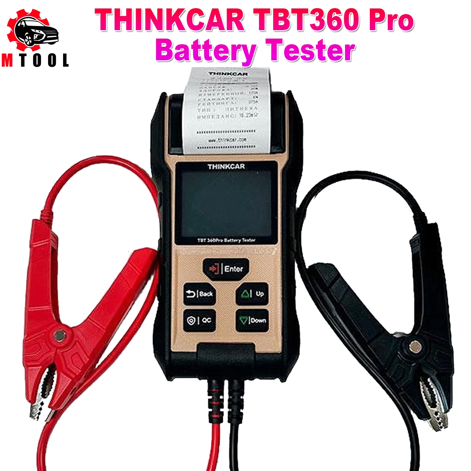 

THINKCAR TBT 360 Тестер заряда и состояние аккумулятора 12 В-24 В Поддержка нескольких языков THINKCAR TBT 360 PRO