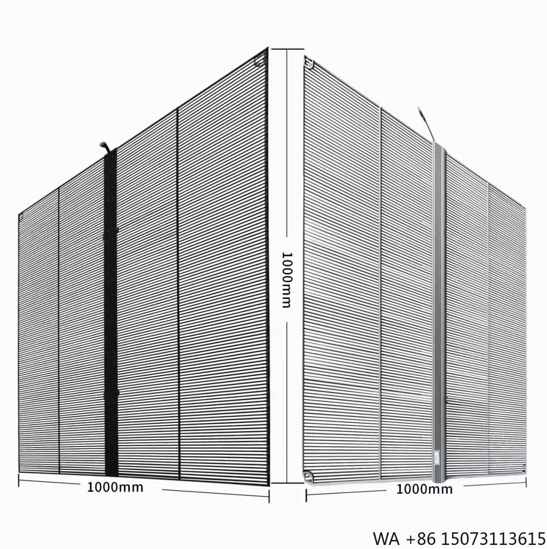 Transparent LED Screen ≥85% Transmittance Easy Installation for Mall Retail Store Windows