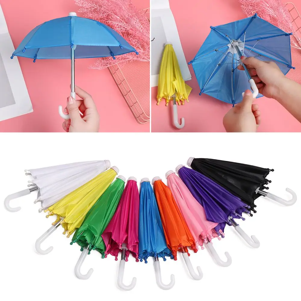 Mini parapluie embellissement jouet pour bébé, accessoires de beurre américain coloré, équipement de pluie