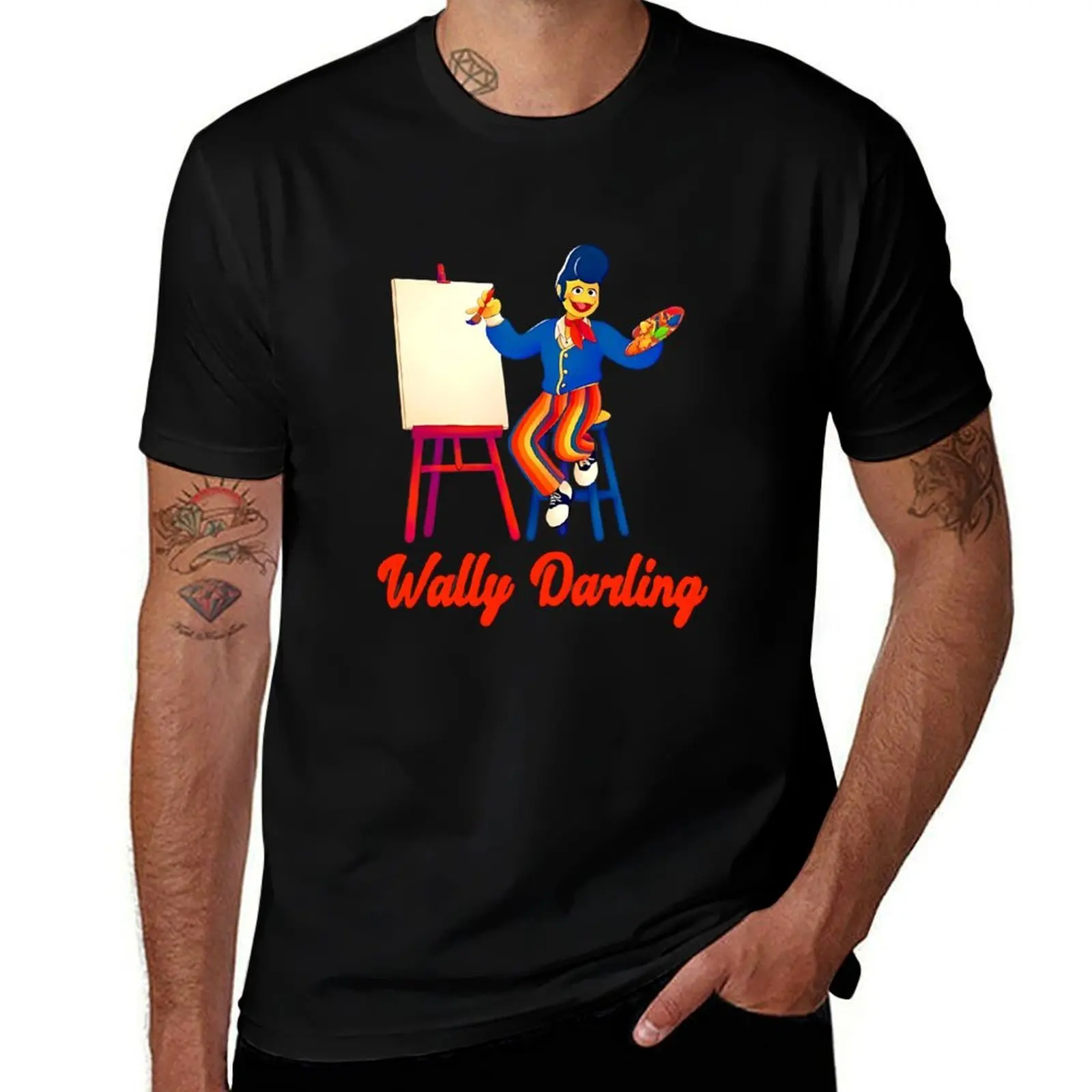 

Wally Darling T-Shirt Stylish Graphic Short Sleeve Top