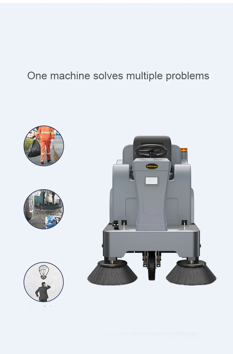 Промышленная машина для уборки полов на дороге, игровая площадка, машина для уборки пола