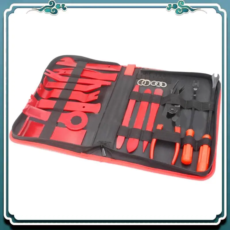 

Premium 19Pcs Car Audio Removal Tools Set Body Panel Trim Stereo Repair Remover Fastener Dash Radio Pry Disassembly Repair Tool