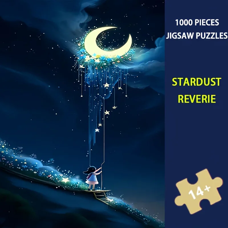 

1000 шт. 70x50 см пазл Stardust Reverie-арт «Небесная мечта» для взрослых и коллекционеров, домашний декор стен и астрономический подарок