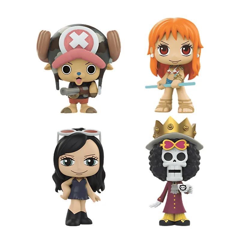 Funko POP Originele EEN STUK Anime Figuur Luffy Zoro Nami Action Figure Speelgoed voor Jongens Meisjes Gift Collectible Model Ornamenten