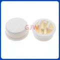 50PCS White caps