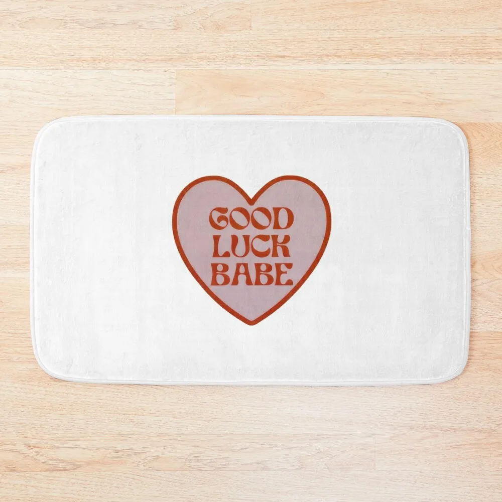 

Chappell Roan Good Luck Babe Bath Mat Kit Bathroom Anti-Slip Bathtub Bathroom Carpets Mat