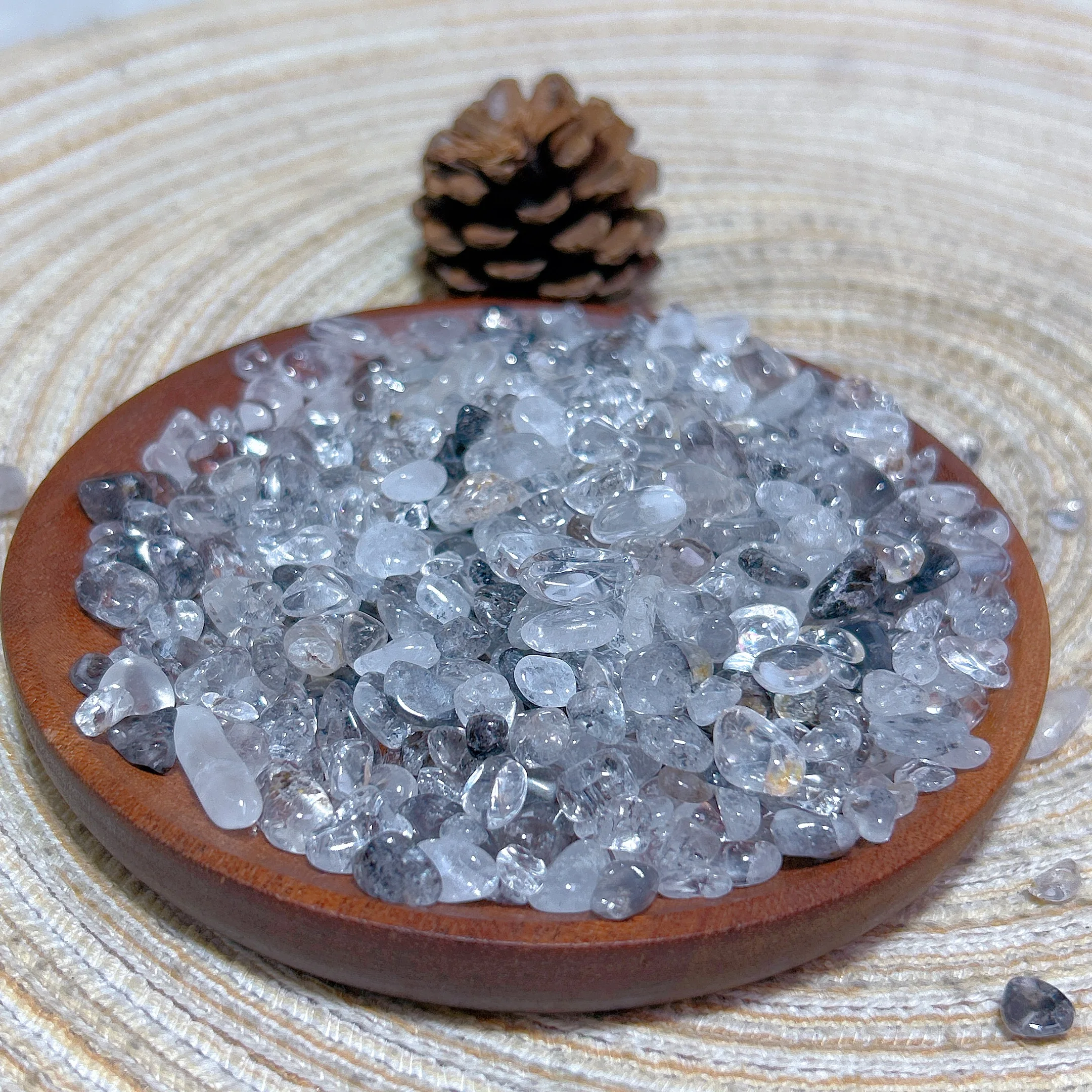 Wholesale Natural Crystals Herkimer Diamond Chips Raw Stone Healing High Quality Home Decorations Polished Mineral Energy Gift