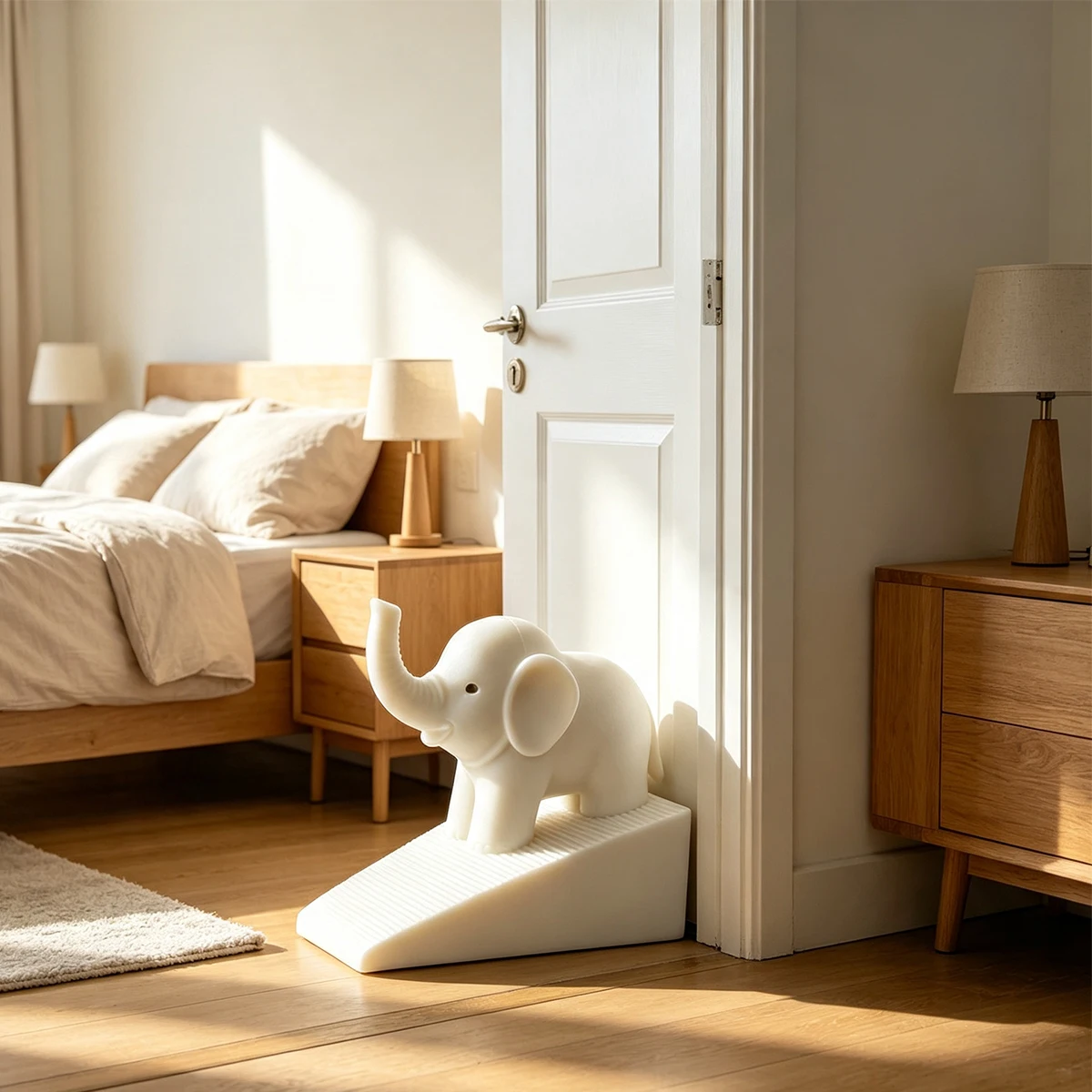 3D Printing Commercial Use - Penahan Pintu Berbentuk Gajah Kreatif Cetak