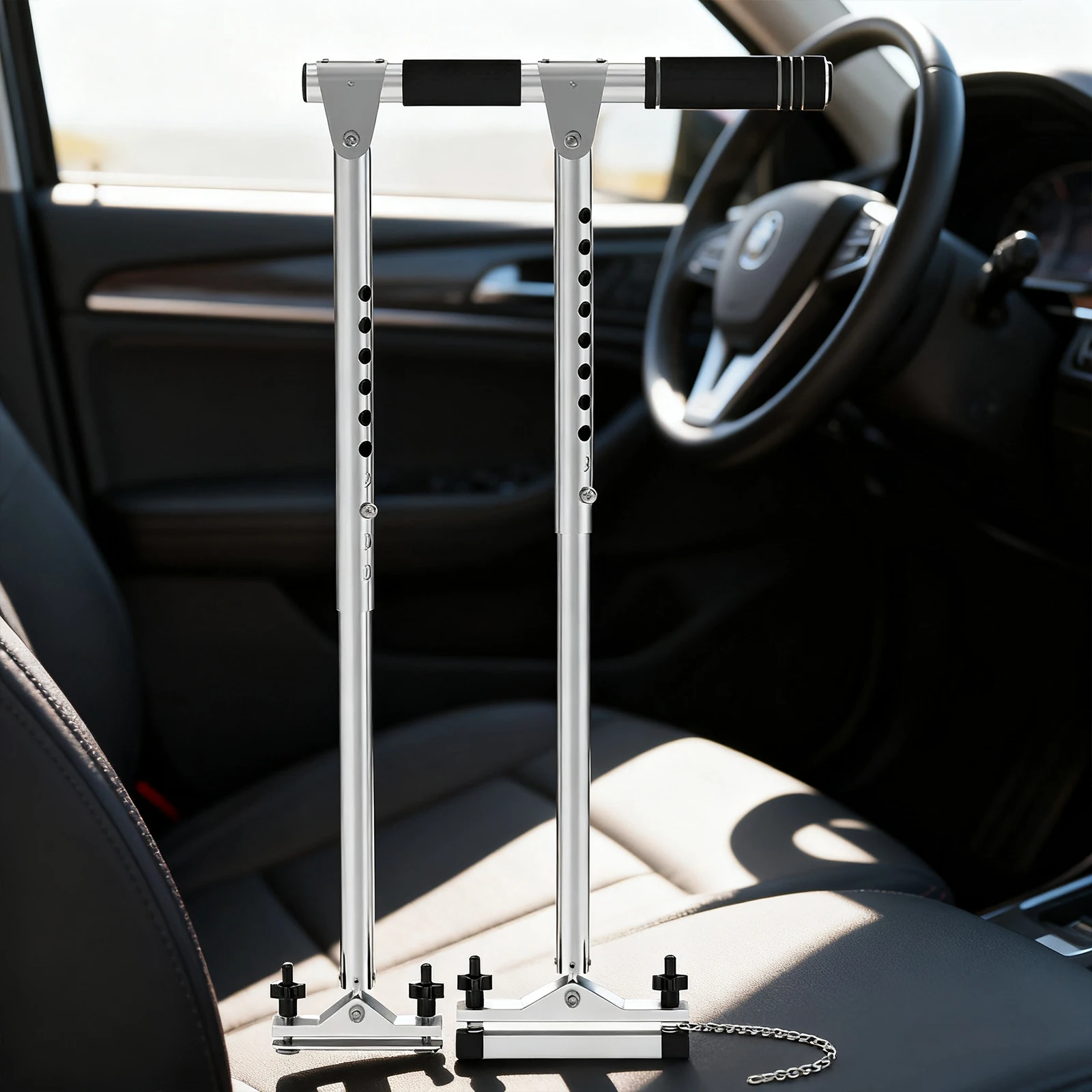 

Car Hand Controls Device Adjustable Length Handicapped Driving Aids Car Pedal Assist Controls for Disabled Drivers