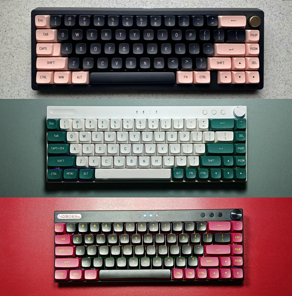 personalizado caps chave para teclado mecanico two shot keycaps sublimacao dye perfil cereja similar pbt interruptor mx 149 chaves 01