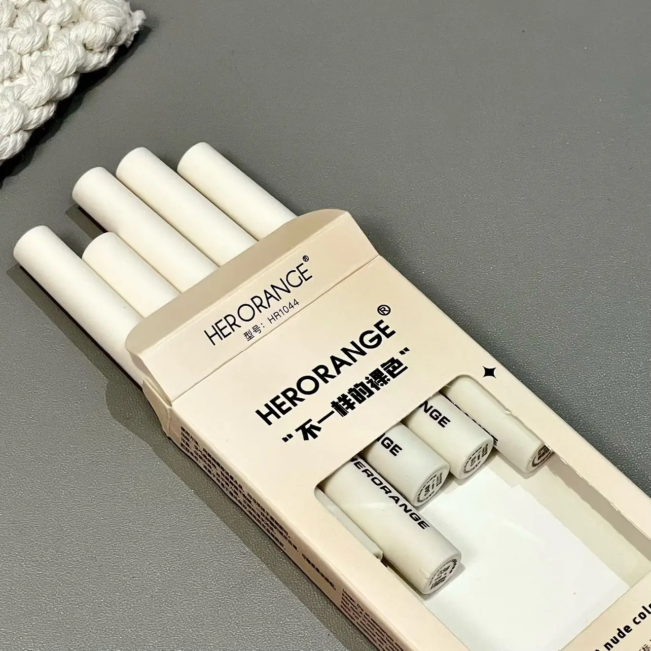 Herorange Matte Lip Glaze Set, Vijf stuks, Langdurig, Niet-vervagend, Ultrahoge kleurweergave Lipgloss, Damescosmetica, Vakantiecadeau