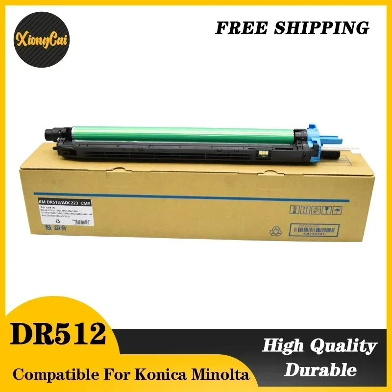 DR512 Unit Drum C224, untuk Konica Minolta Bizhub C284 C364 C454 C554 C221 C221S C281 C224e C284e C364e C454e Kit Drum CMYK DR-512