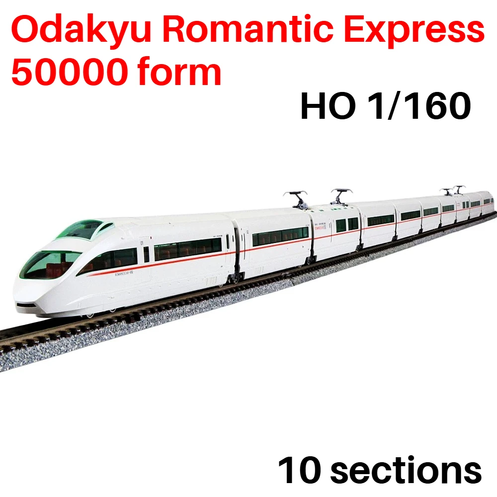 TOMIX N Type 1/160 Scale Odakyu Romance Express 50000 Model 92754 Powered and Illuminated 10 Car Railway Model Adult Toy Gift