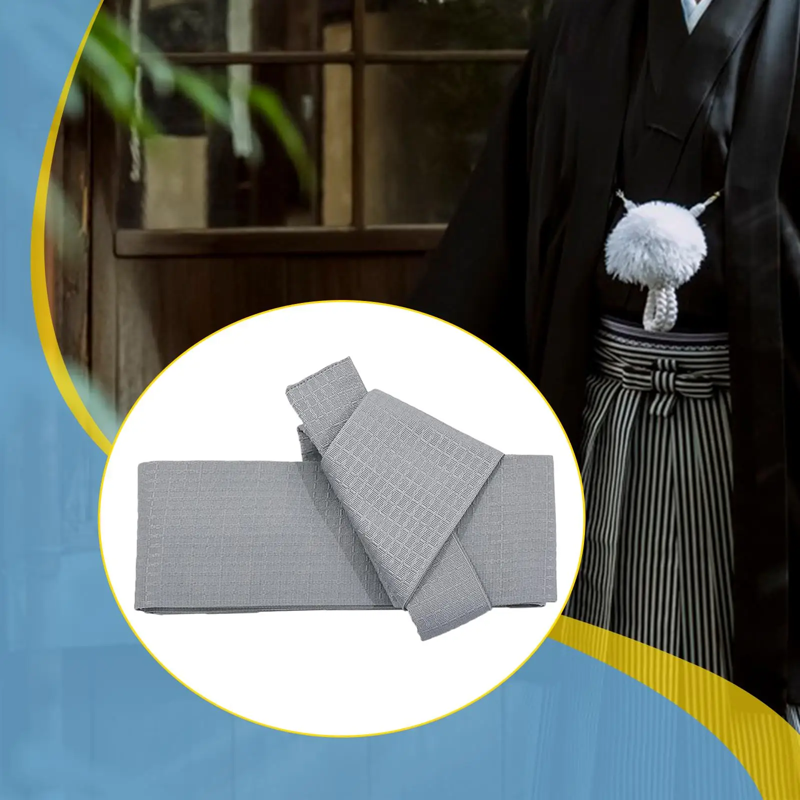 Cordon d'attache pratique 300cm en polyester de conception japonaise confortable de ceinture Obi