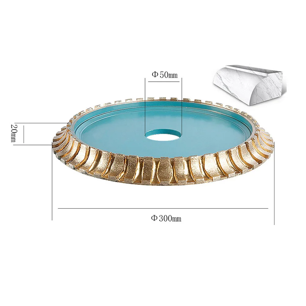 Sintered Segment Diameter 300mm Hole 50mm Diamond Edging Grinding Wheel for Granite Stone