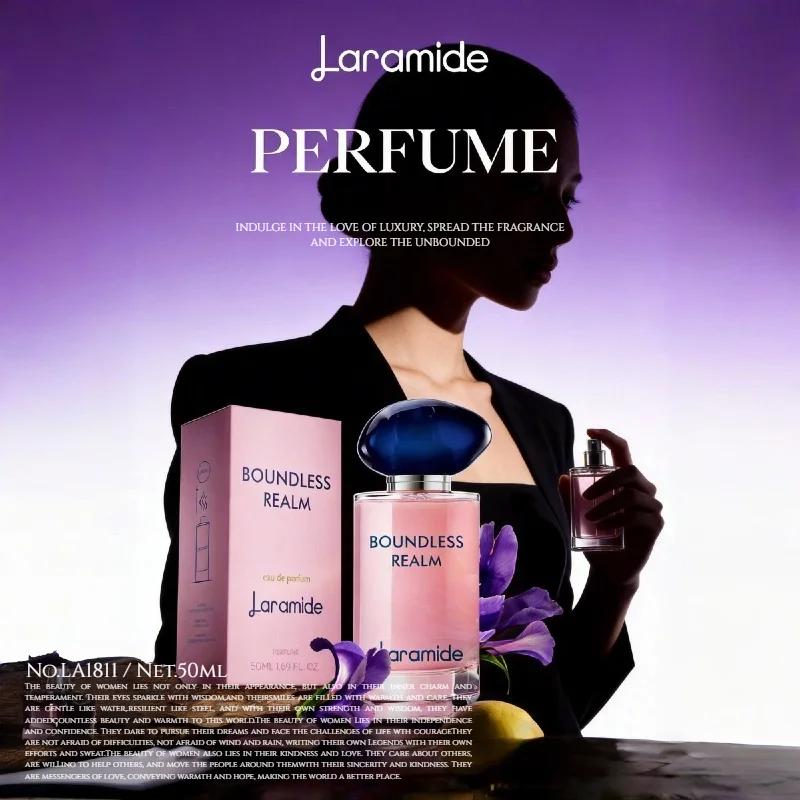 

Laramide Boundless Realm Eau de Parfum 50ml - Luxury Long-Lasting Fragrance for Women, Elegant Perfume Gift