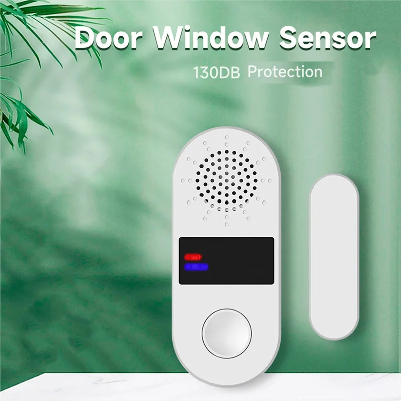 A37T-Wireless Home Door Window Sensor Burglar Security Alarms System Opening Magnetic Door Sensor 130Db Security Alarms