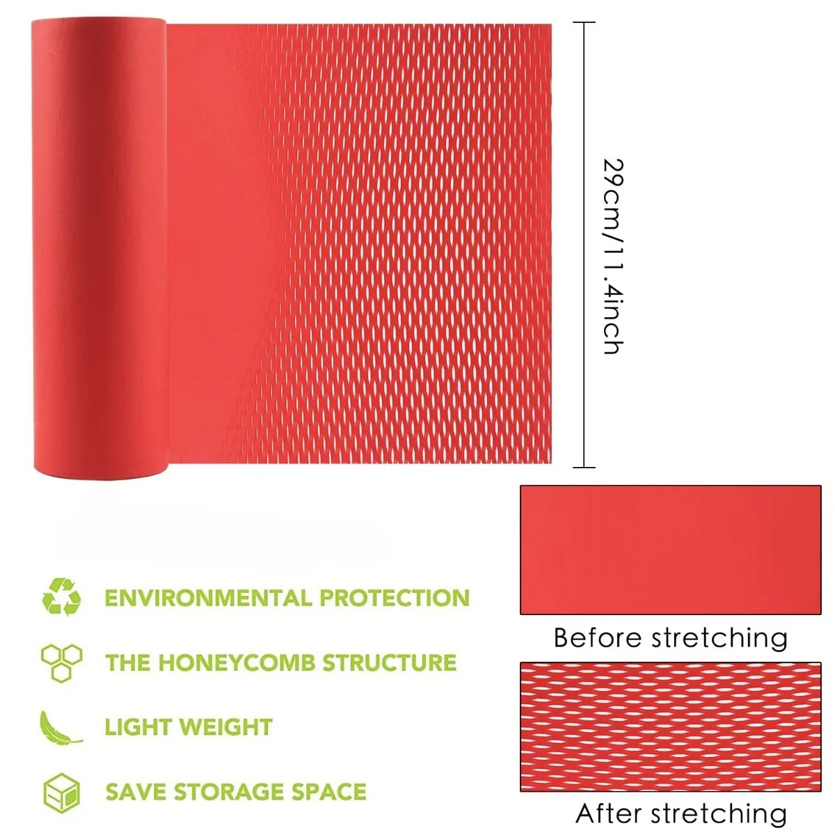 

honeycomb wrapping paper, available in a variety of colors, perfect for moving and shipping packaging, suitable for gifts