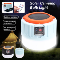 Solar LED Camping Light Power Bank Camping Lanterns With Remote Control Rechargeable Flashlight Waterproof Outdoor Tent Light