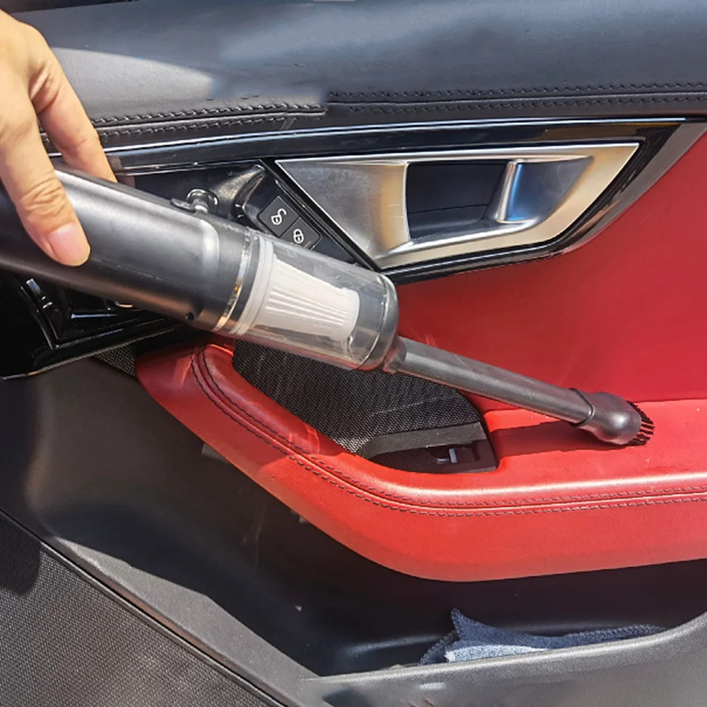 Penyedot debu genggam Mini 13000Pa, penyedot debu genggam Mini kuat, tanpa kabel, pembersih vakum genggam untuk mobil, rumah, HITAM