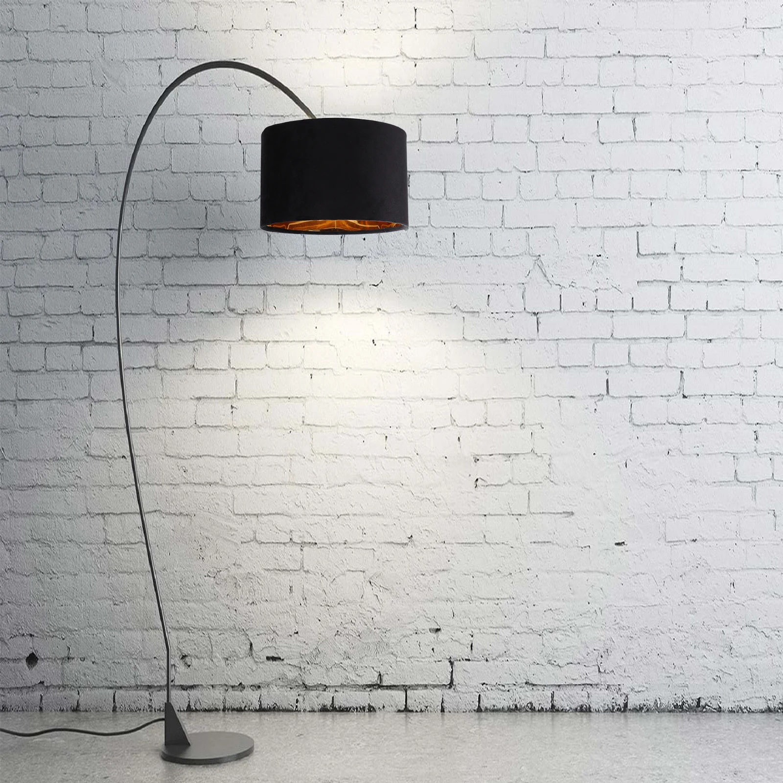 

Cloth Craft Lampshade Table Light Cover Wrought Iron Black Pendant Burlap Decor Accessory Simple Color Diffuse Lighting Bedroom