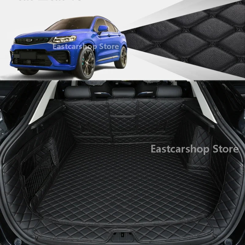 For Geely Tugella 2019 2020 2021 Car Custom All Inclusive Rear Trunk Mat Car Boot Liner Tray Rear Trunk Cover Accessories