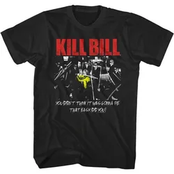 Kill Bill The Bride Mens T-Shirt Vintage Movie 90S Streetwear Punk Rock Hip Hop Men T Shirt Casual Harajuku Cotton Tee Tops