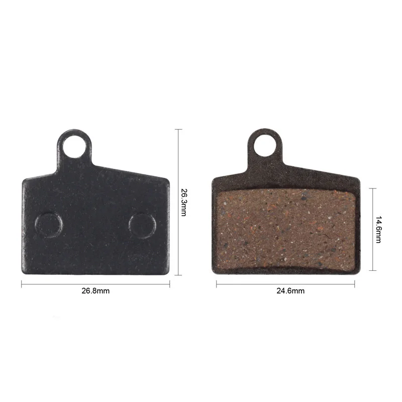 Mountain Bicycle Disc brake pad Bike Resin Semi-metallic Replacement Lightweight For Hayes Stroker Ryde Dyno Sport