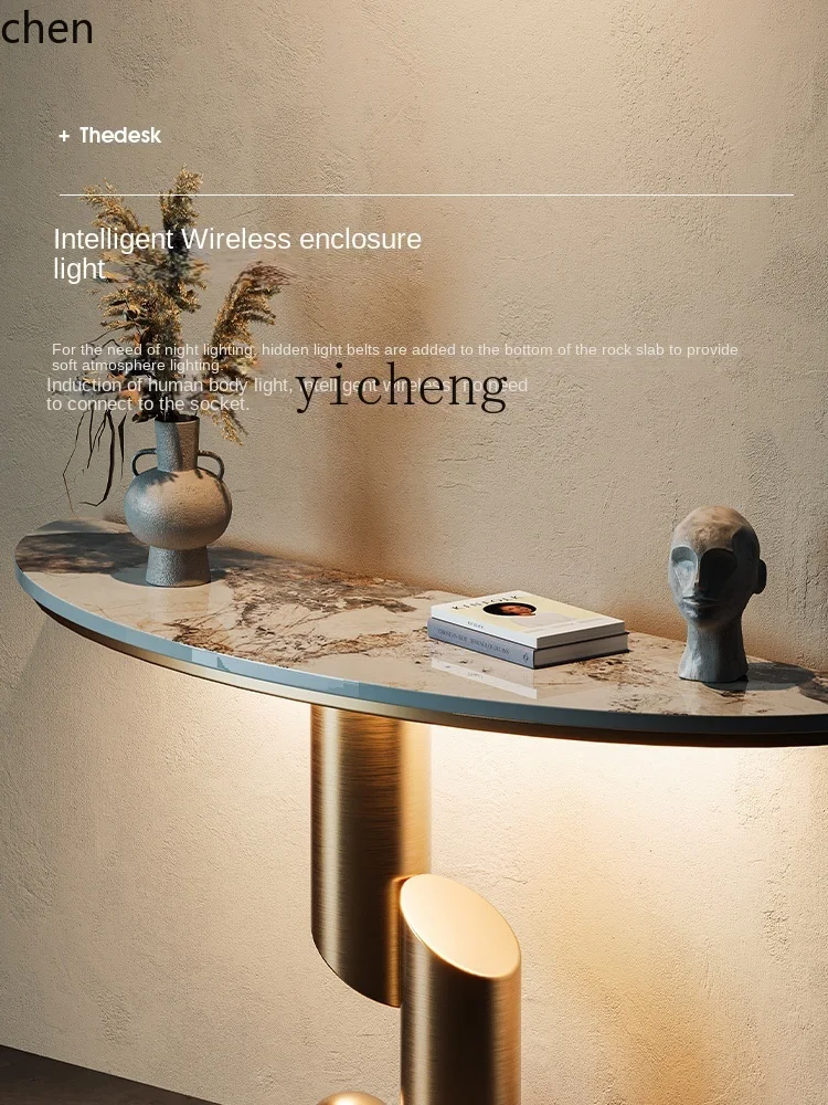YFY  Console Tables a Long Narrow Table Console High-End Side View Cabinet Decoration Table