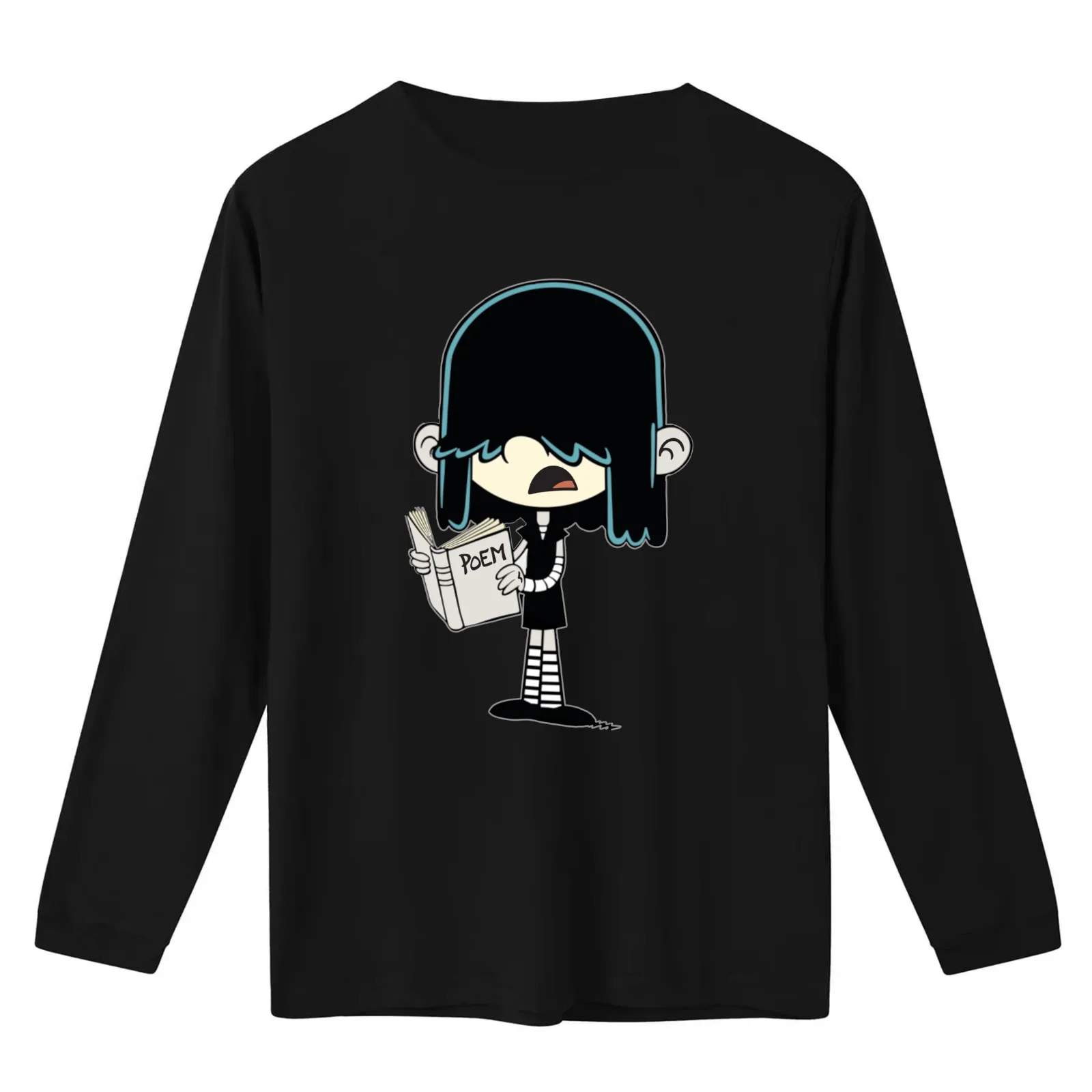 The Loud House (Lucy Loud) T-Shirt Summer Casual Cotton Tee Oversized Streetwear Tops Vintage Graphic Print Unisex Men Women