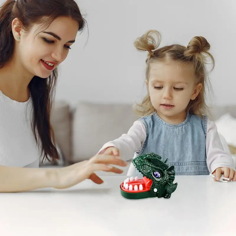 Juguete interactivo para morder los dedos para niños, novedad, juegos de dentista, juegos de mesa en colores aleatorios, juguetes delicados para la parte familiar