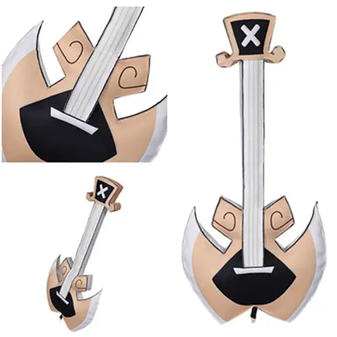 Cartoon Fantasy Adult Adam Cosplay Guitar Halloween Carnival Party Costume Accessories Prop