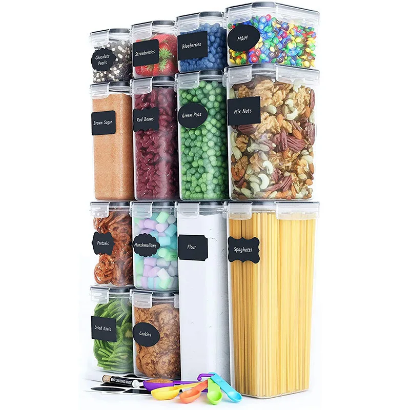 Sealed Jars Plastic Food Jars Storage Storage Jars Storage Jars Grains Kitchen Snacks Refrigerator Storage Boxes