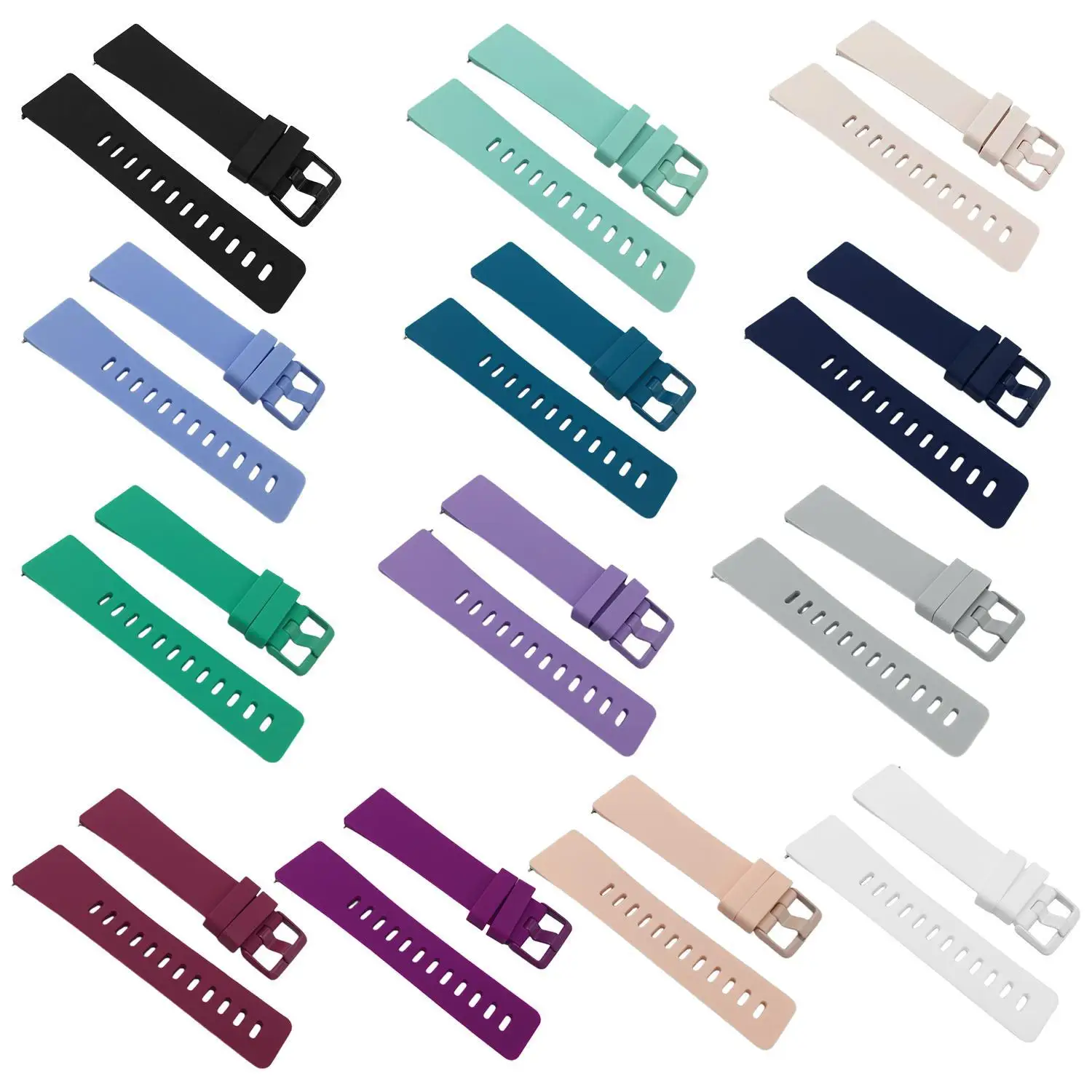 スポーツストラップは Fitbit versa 2 に適しており、Versa 2 スマートウォッチの柔らかい代替品です。快適な時計ストラップアクセサリーです。
