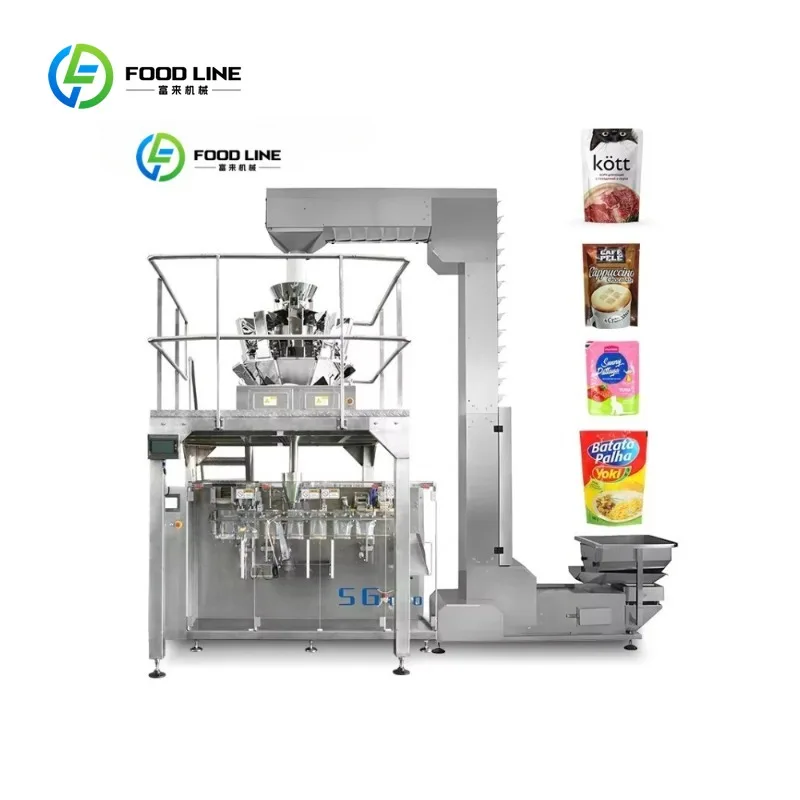 Customized Commercial Large Scale Automatic Granule Packaging Machine 304 Stainless Steel Durable Wear Resistant