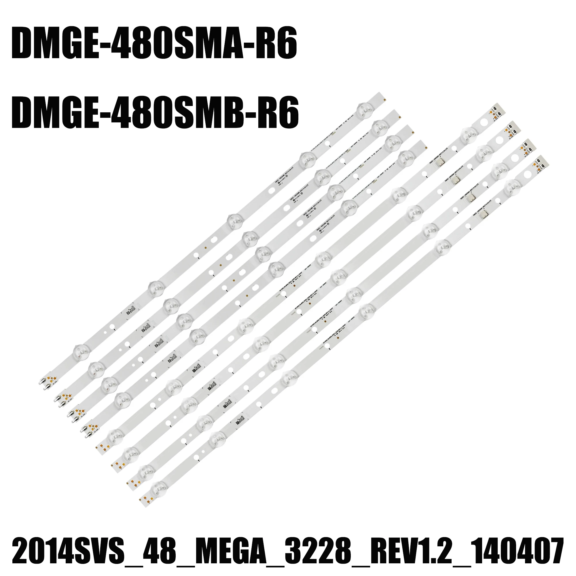 

10 set LED strip For UE48H4205 UE48H5003 UN48H4200AF/AG UN48H4203 UN48H4203AG2014SVS48 DMGE-480SMA/SMB-R6 UE48H4200 UE48H4203