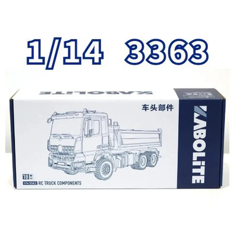 

KABOLITE 1/14 K3363 RC CAR Low Top AROCS Engineering Car Shell Traction Hydraulic Tractor Modified KIT Can Be Painted for Free