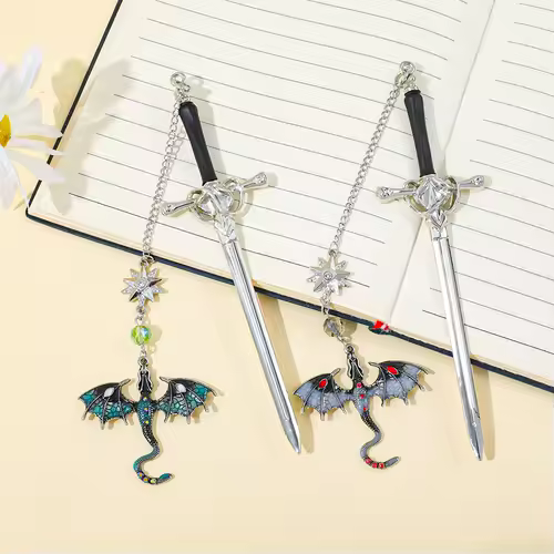 1/3PCS Fourth Wing Dragon Sword Bookmarks Fantasy Gothic Bookmarks Fourth Wing Enthusiasts Reading Accessories - Image 5