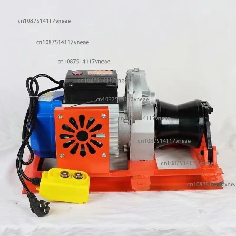 New Condition 220V Multifunctional Steel Wire Rope Electric Lift Hoist Gear Motor 1-Year for Manufacturing Plants Printing
