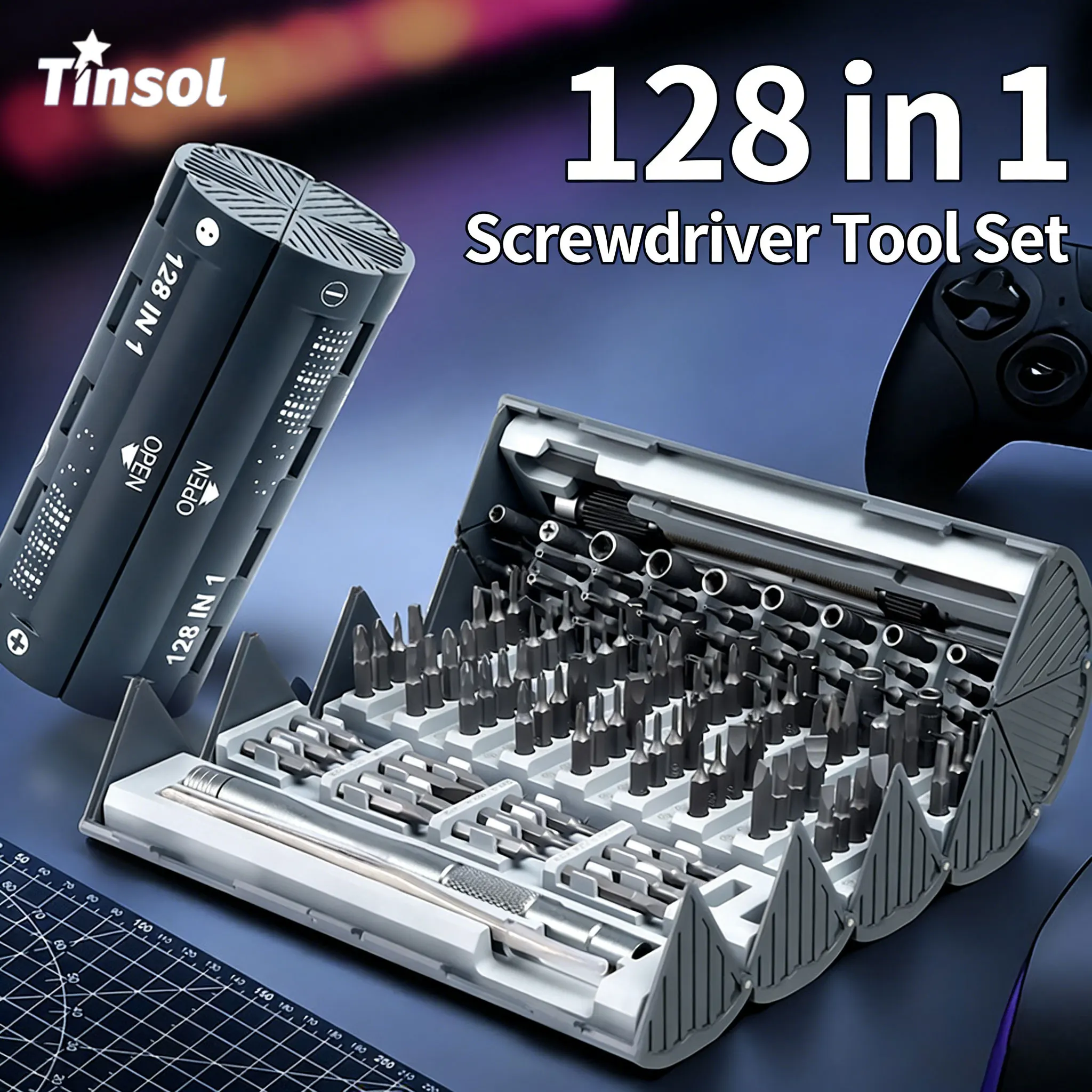 

Набор прецизионных отверток TINSOL 128-в-1: многофункциональный ручной инструмент для ремонта мобильных телефонов и компьютеров